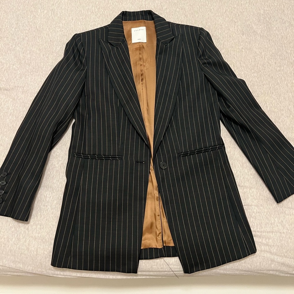 SANDRO striped blazer